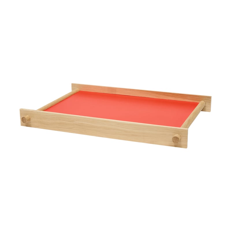OYOY Pieni tray large 34x46 cm Cherry Red