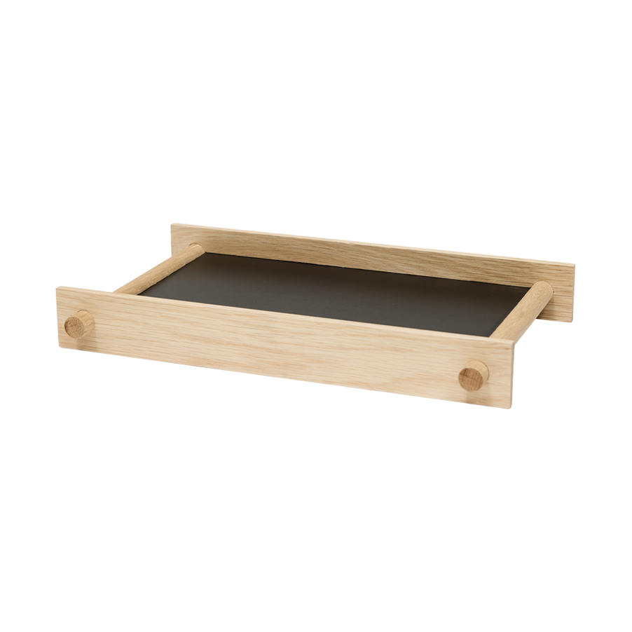 OYOY Pieni tray small 23.5x36.5 cm Black | Scandinavian Design | Trays | Black