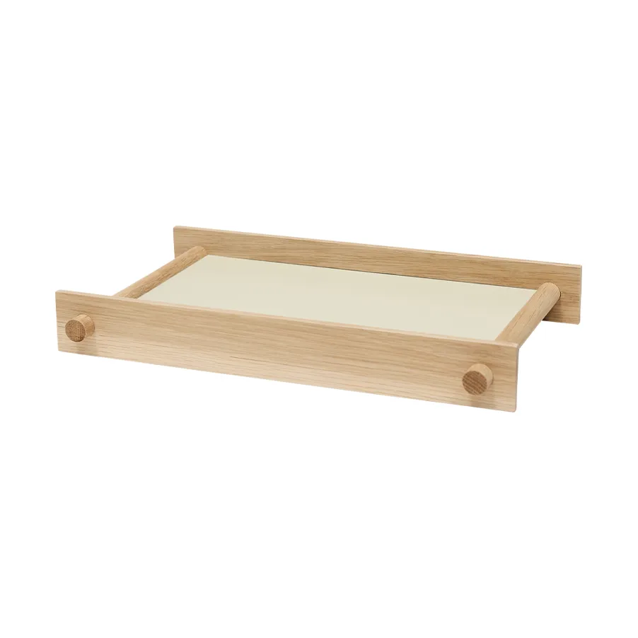 OYOY Pieni tray small 23.5x36.5 cm Clay