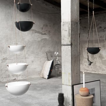 Pif paf puf hanging pots dark grey - 2 levels - OYOY