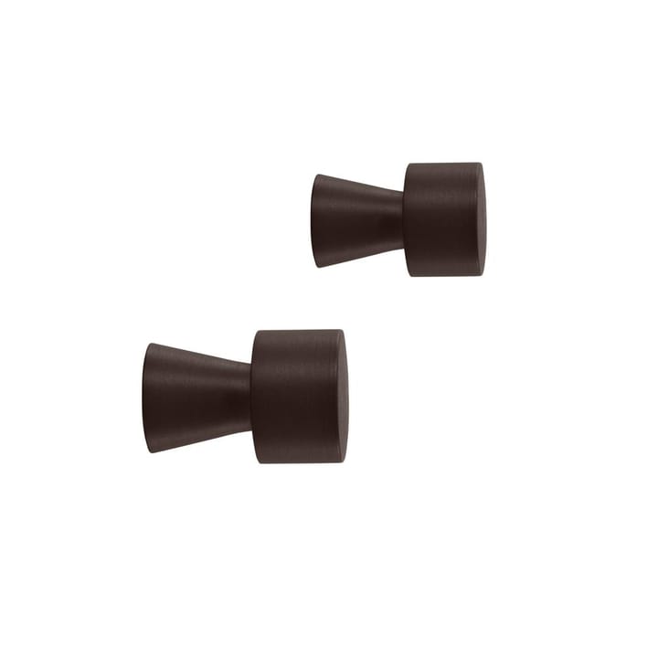 Pin hook 2-pack - brown - OYOY