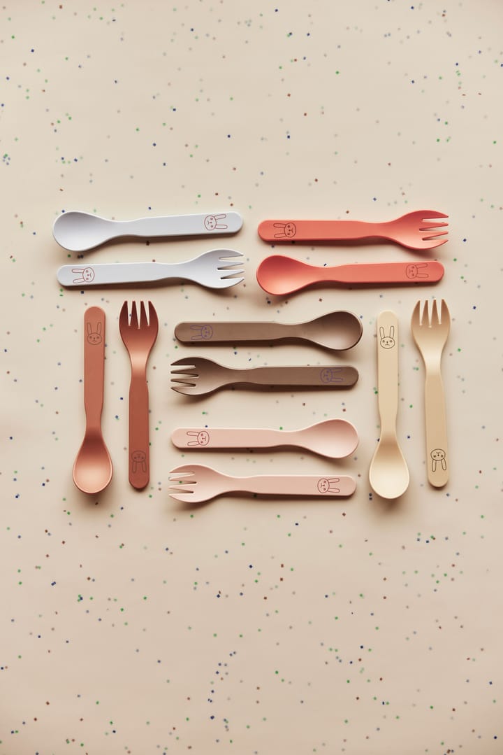 Pullo children's cutlery set - Caramel - OYOY