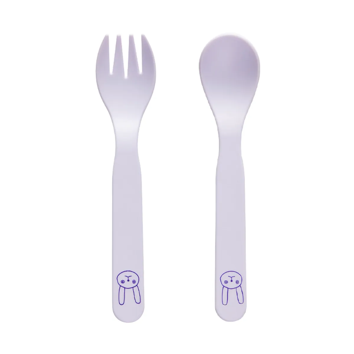 OYOY Pullo children's cutlery set Lavender | Scandinavian Design | Cutlery sets | Purple