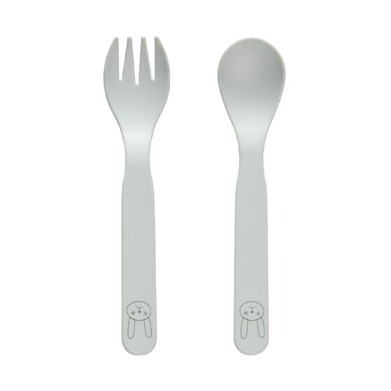 OYOY Pullo children"s cutlery set Pale Mint
