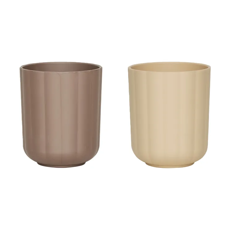 Pullo cup 2-pack, Taupe-vanilla OYOY
