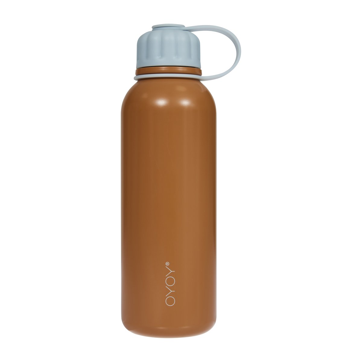 OYOY Pullo water bottle 52 cl Caramel-Ice Blue | Scandinavian Design | Water bottles | Brown