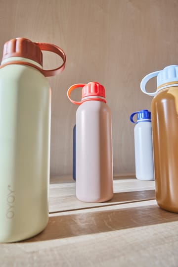 Pullo water bottle 52 cl - Caramel-Ice Blue - OYOY