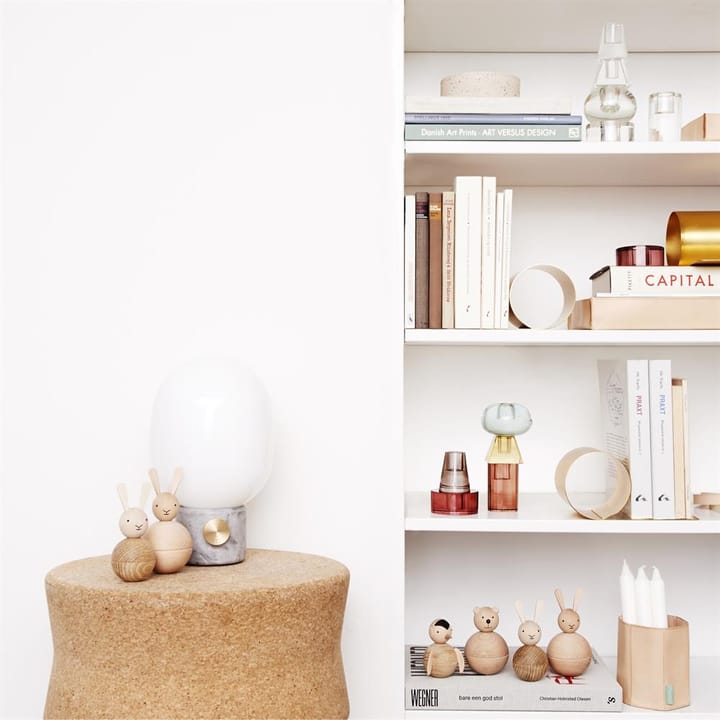 Rabbit wooden figurine, beech-oak OYOY