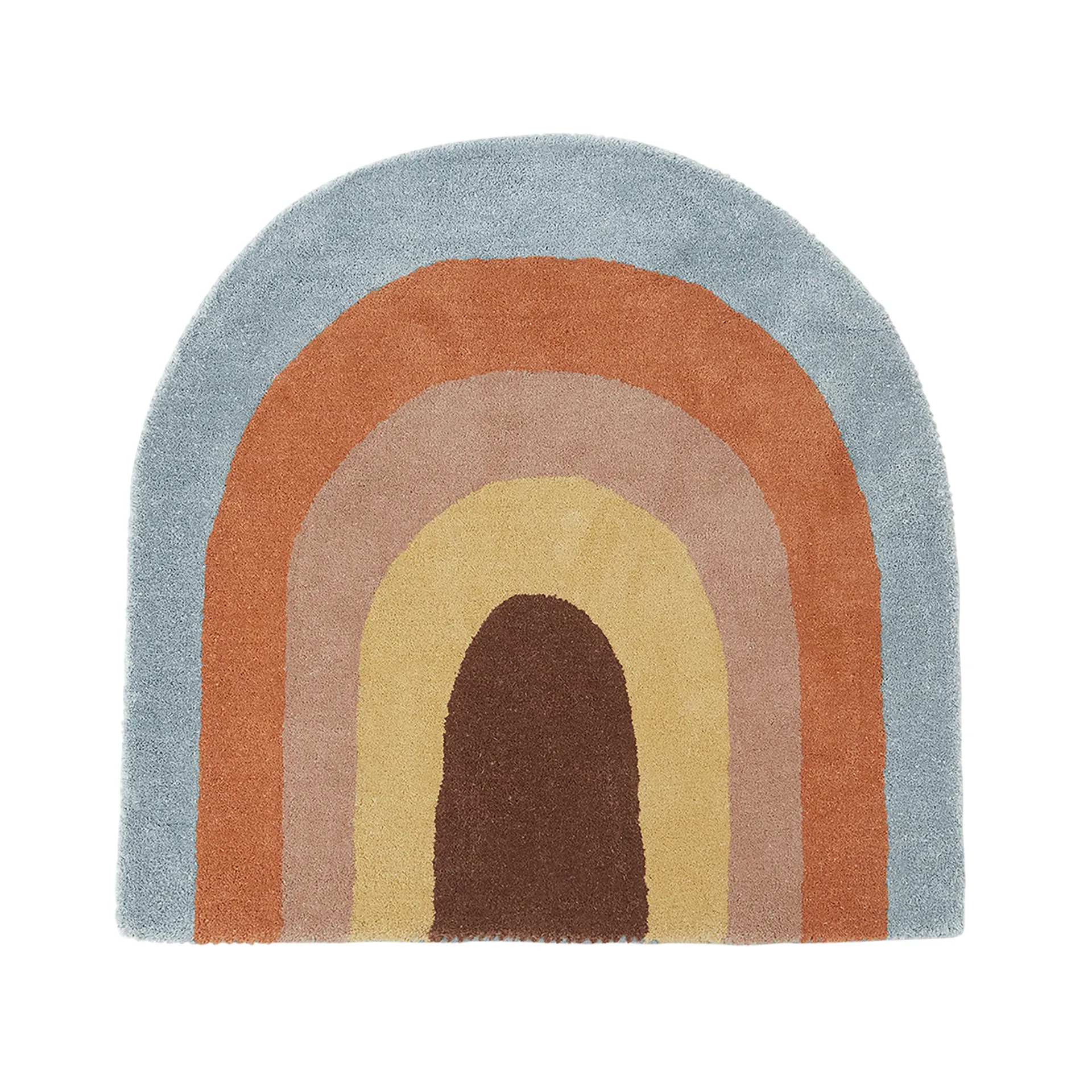 Rainbow barnrug 88x90 cm, Multi OYOY