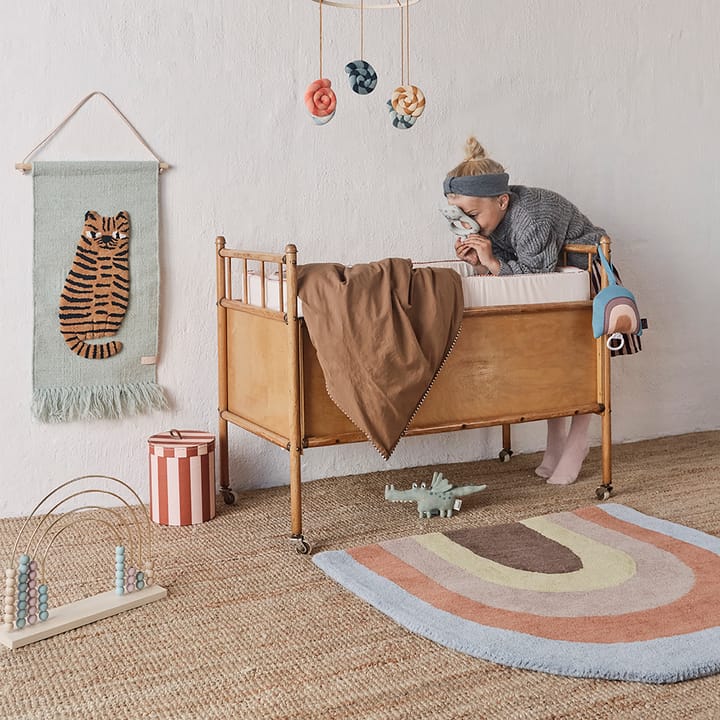 Rainbow barnrug 88x90 cm, Multi OYOY