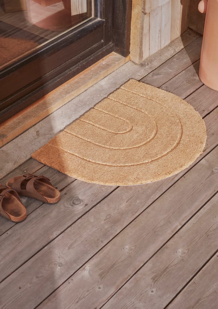 Rainbow doormat 55x75 cm, Nature OYOY