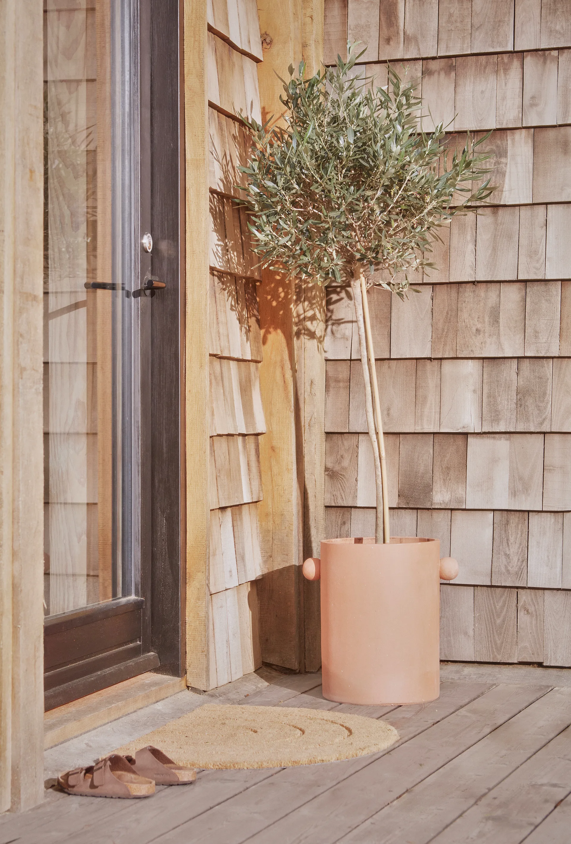 Rainbow doormat 55x75 cm, Nature OYOY