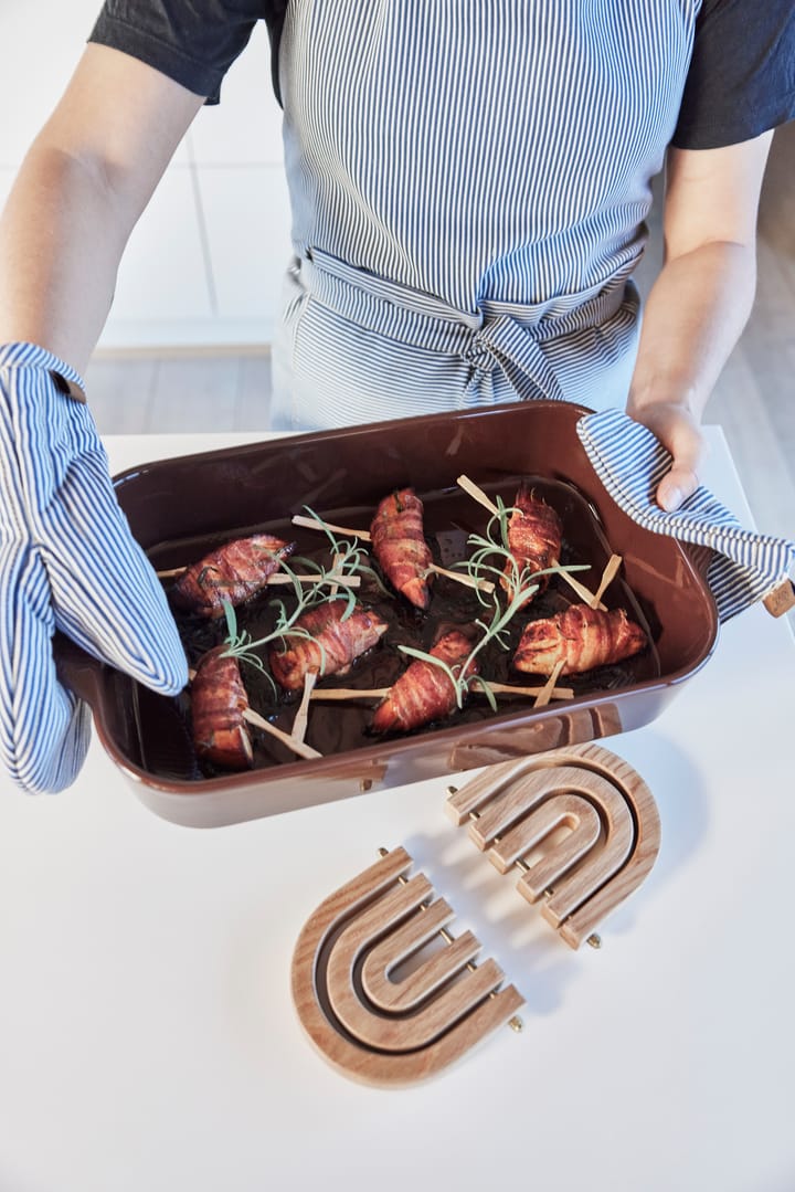 Rainbow wooden trivet - Nature - OYOY