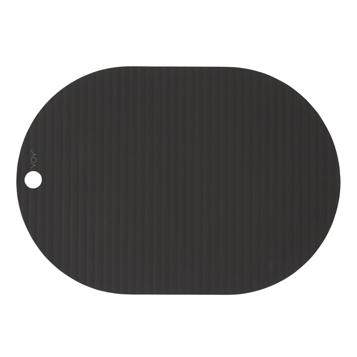 Ribbo placemat 2-pack, Black OYOY