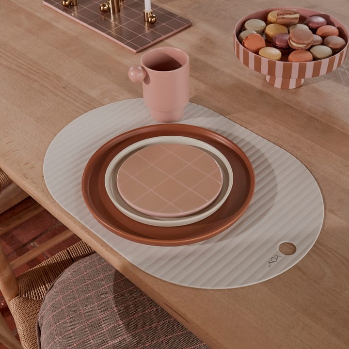 Ribbo placemat 2-pack, off-white OYOY