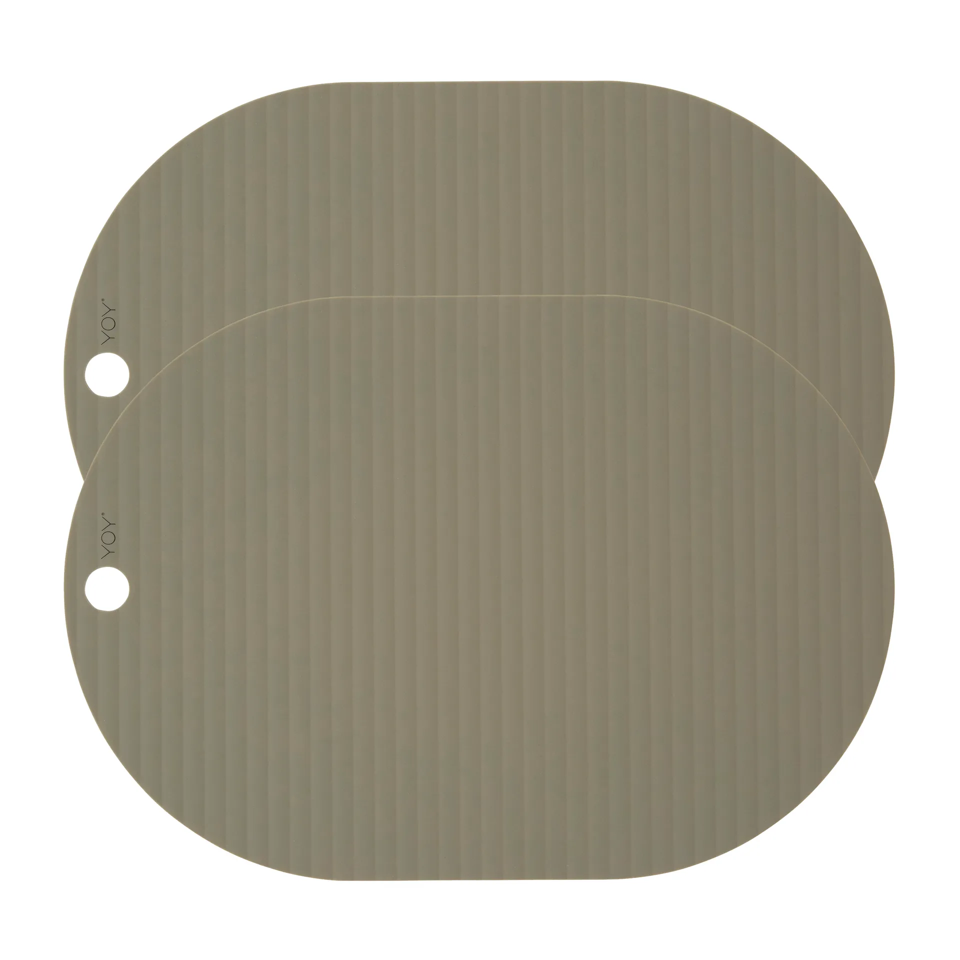 Ribbo placemat 2-pack, Olive OYOY