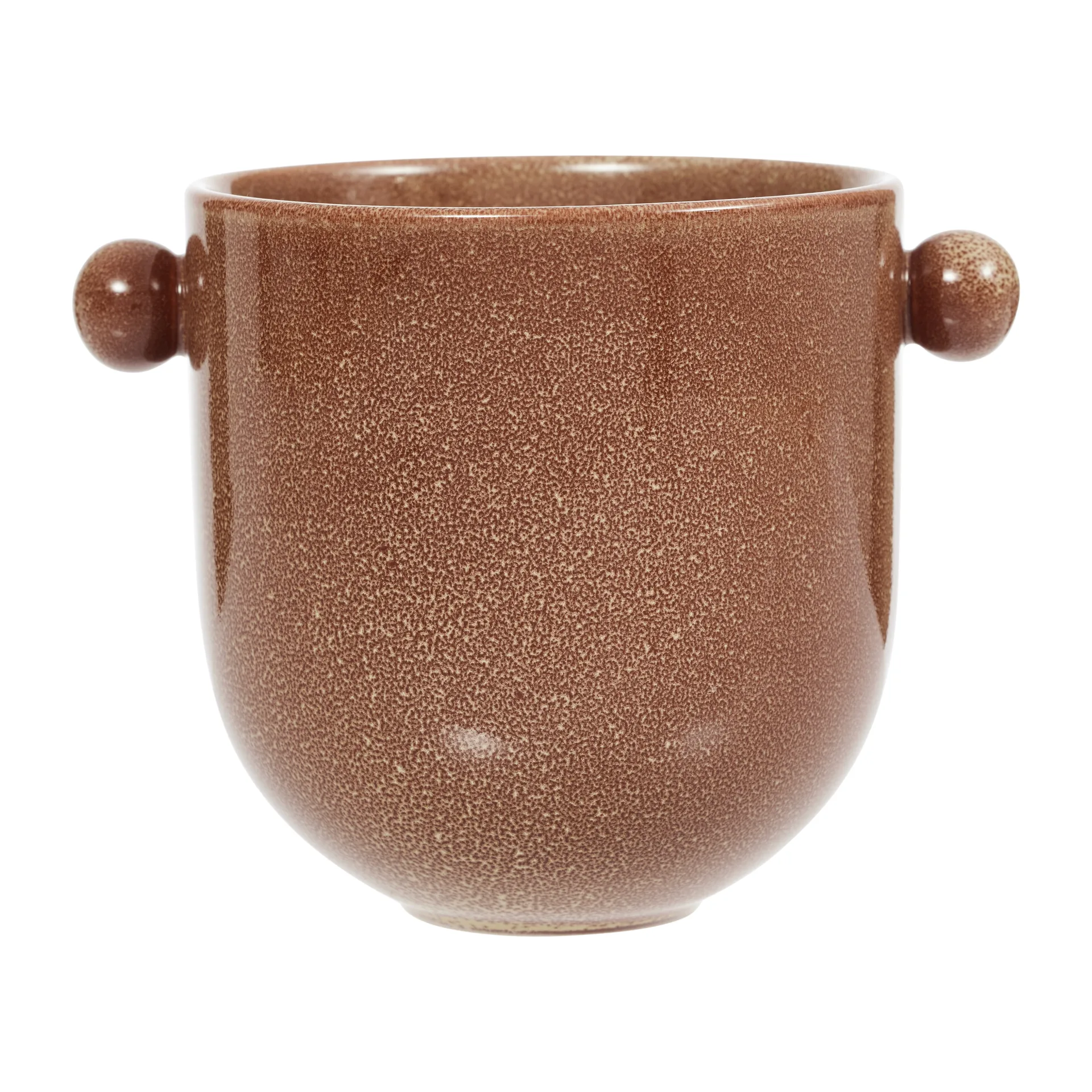 Saga flower pot Ø12,5 cm, Camel OYOY