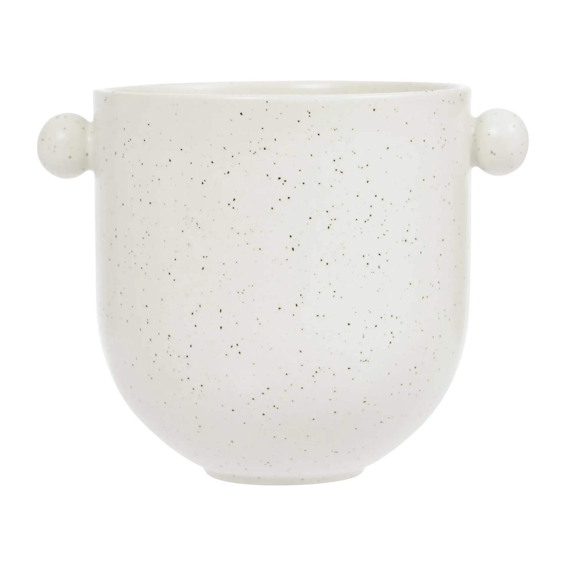 Saga flower pot Ø12,5 cm, off white OYOY