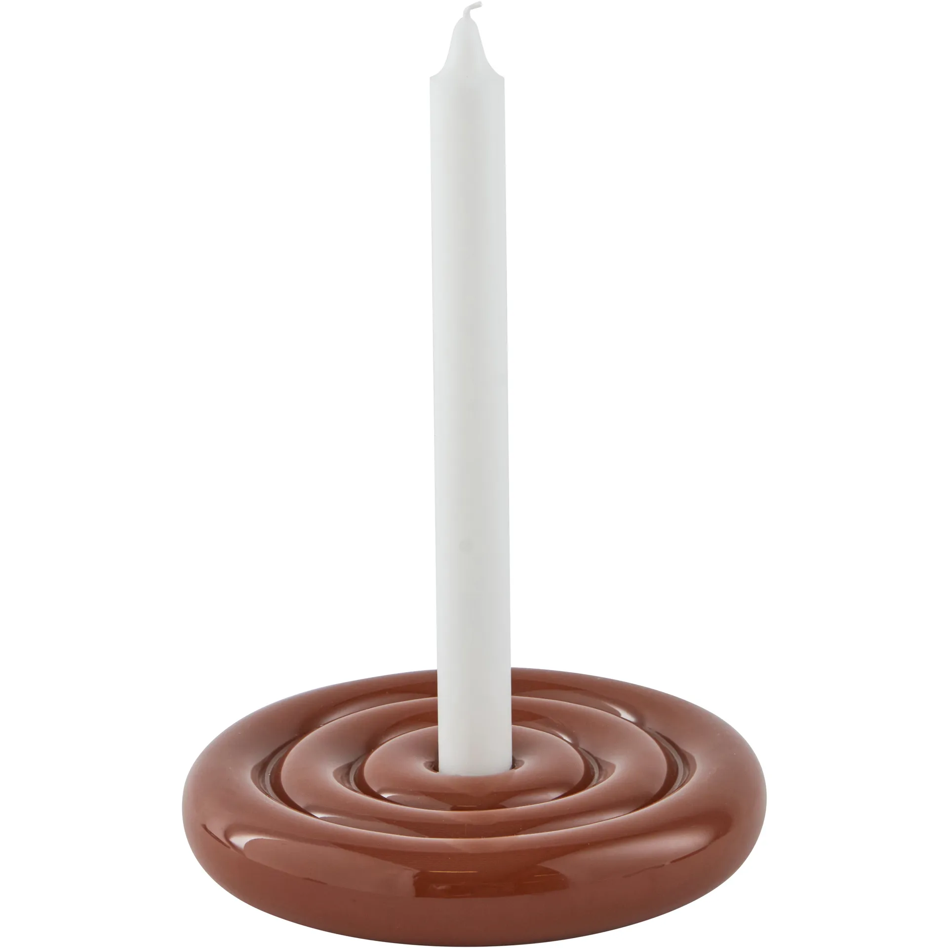Savi candle sticks 2.5 cm, Nutmeg OYOY
