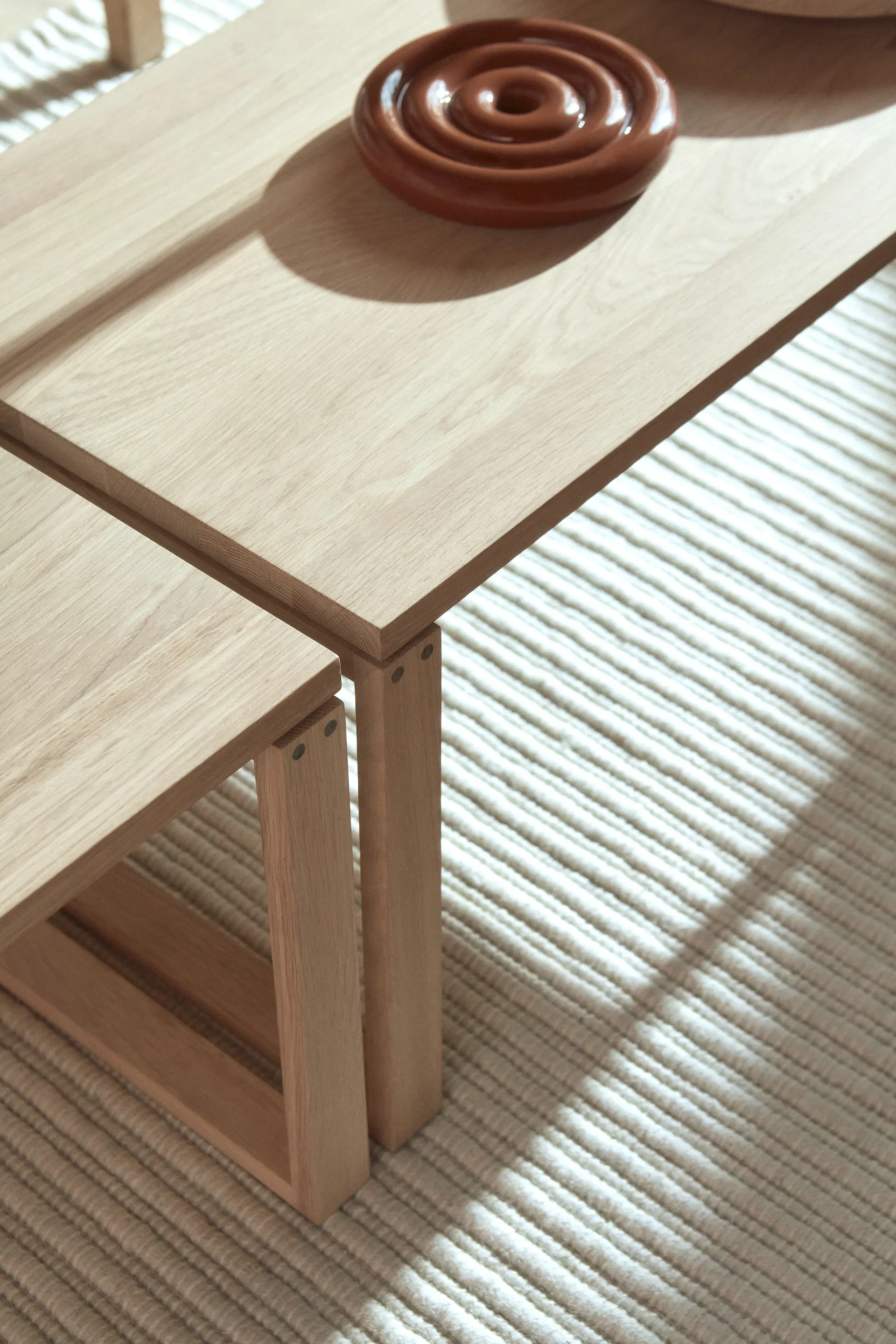 Savi candle sticks 2.5 cm, Nutmeg OYOY