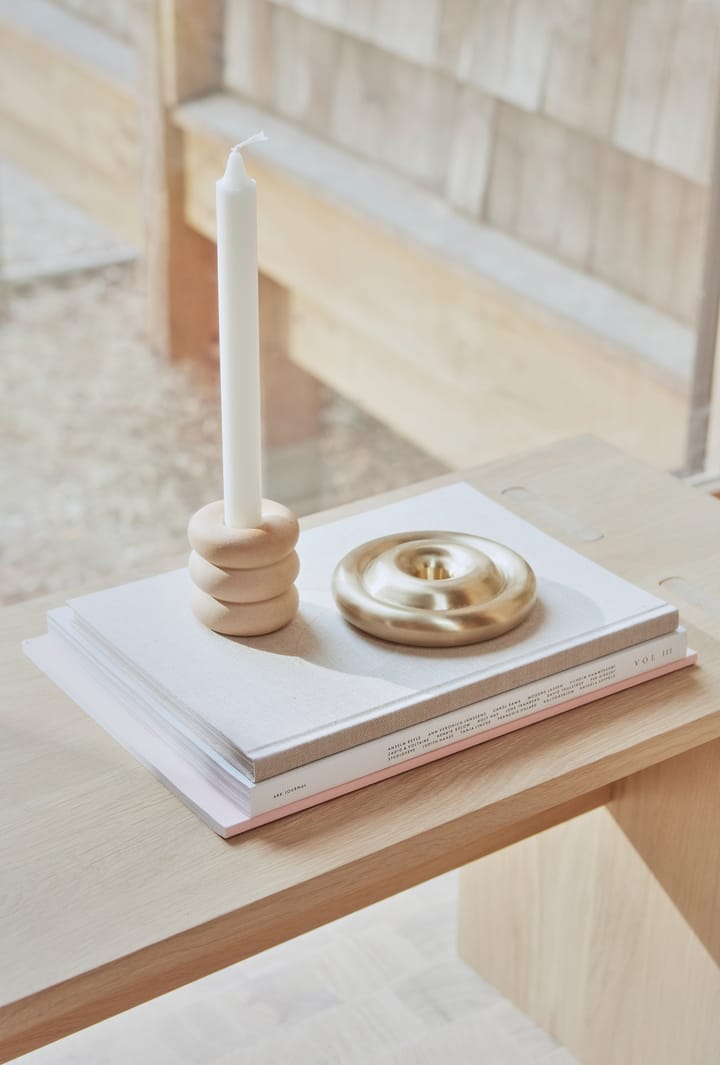 Savi candle sticks 3 cm, brass OYOY