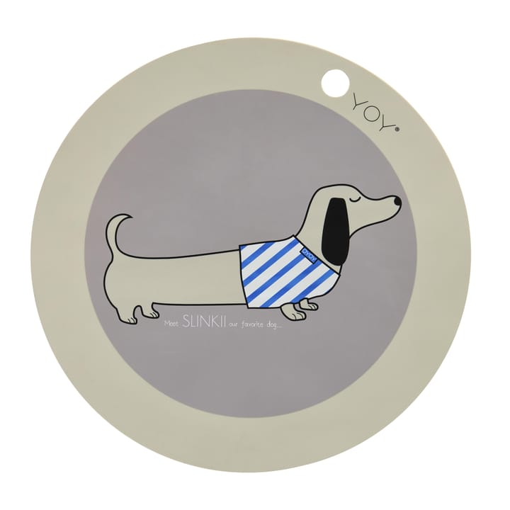 Slinkii placemat - grey - OYOY