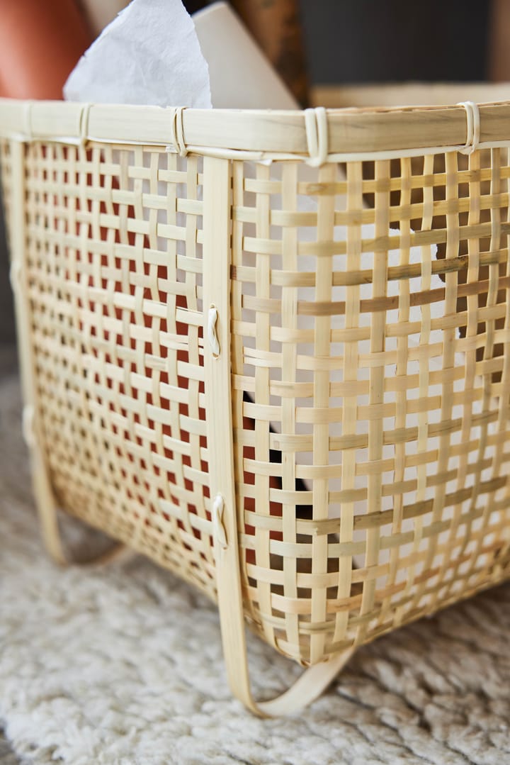 Sport Storage Basket Square, Nature OYOY