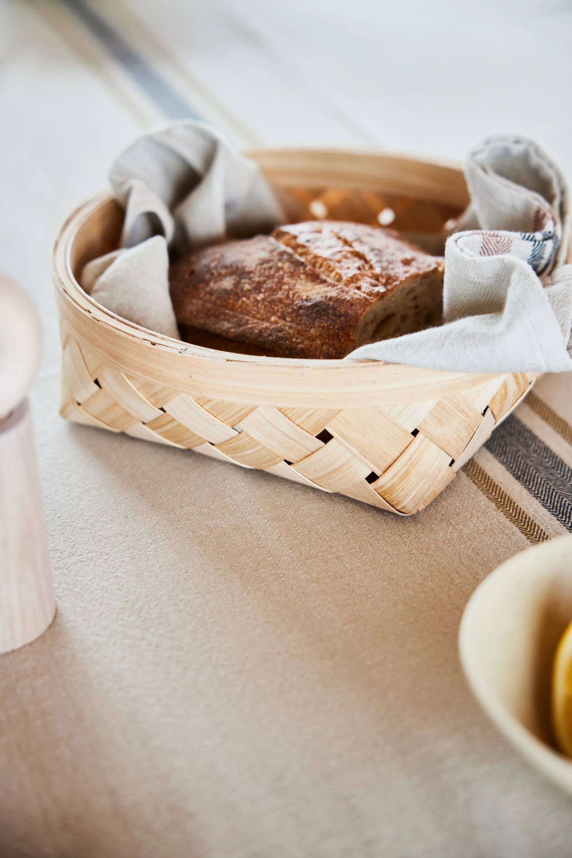 Sporta bread basket 27x27 cm, Nature OYOY