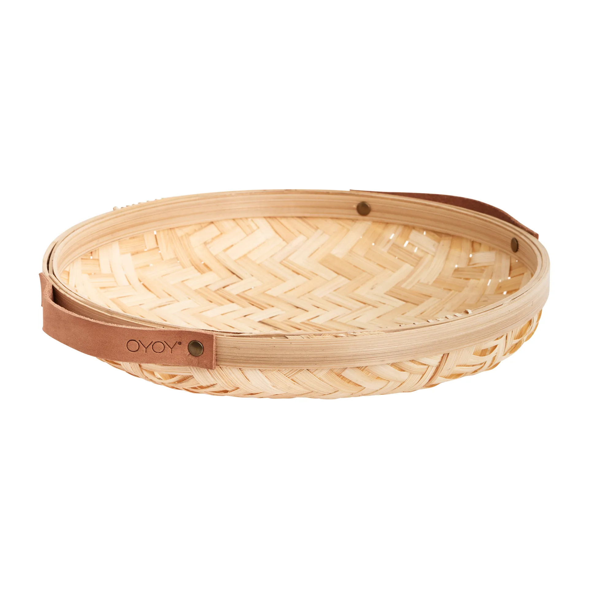 Sporta bread bin round Ø30 cm, Nature OYOY