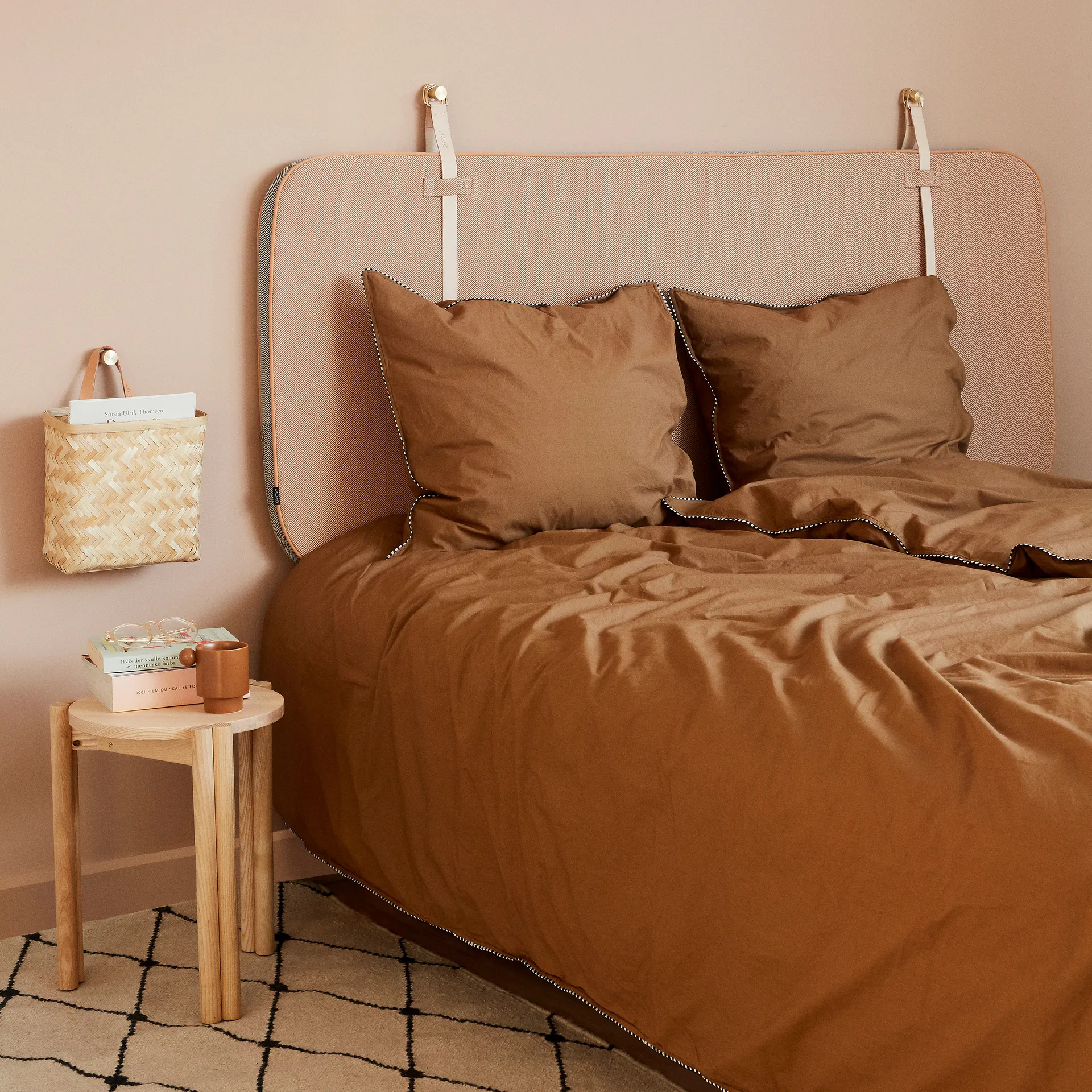 Sporta wall basket 25x25 cm, nature OYOY