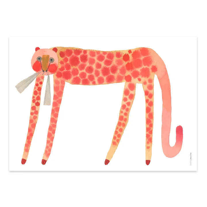 Strawberry Cat poster 50x70 cm from OYOY