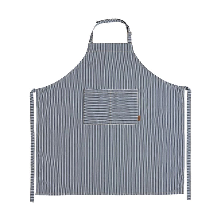 Striped denim apron - Blue - OYOY