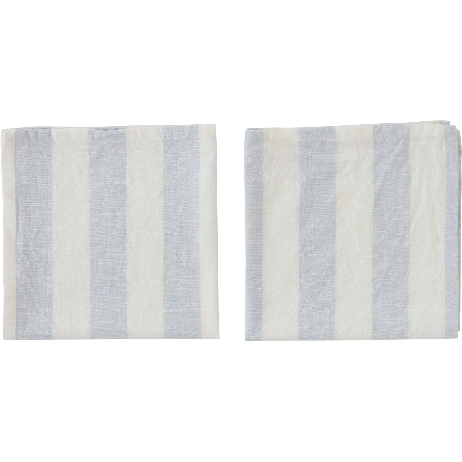 Striped napkin 45x45 cm 2-pack, Ice Blue OYOY