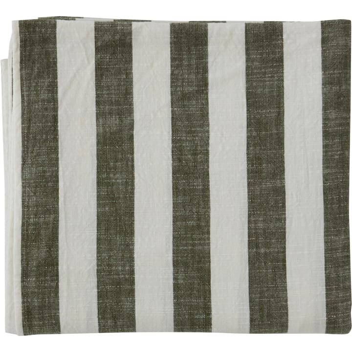 Striped tablecloth 140x200 cm - Olive - OYOY