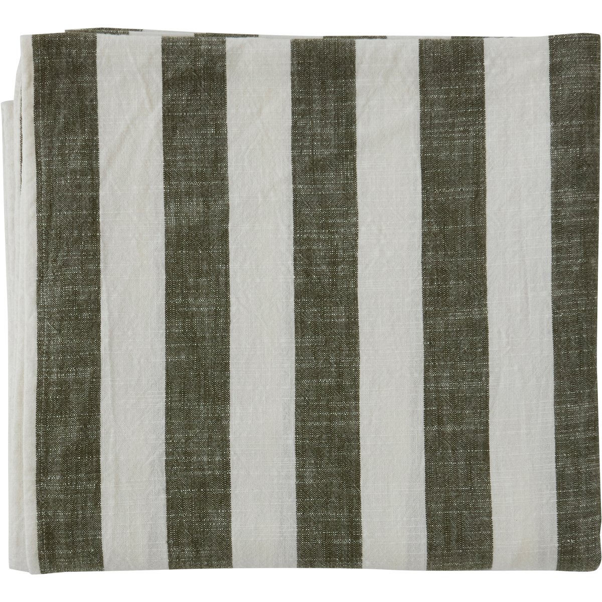 OYOY Striped tablecloth 140x260 cm Olive | Scandinavian Design | Tablecloths | Green