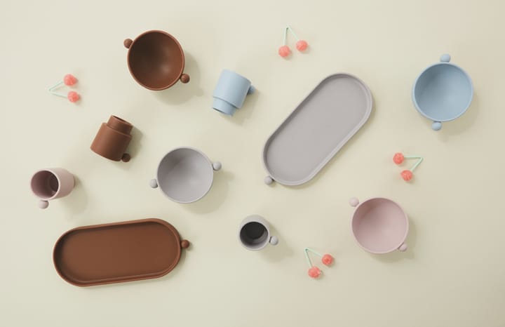 Tiny Inka tray 12x27.5 cm, Clay OYOY