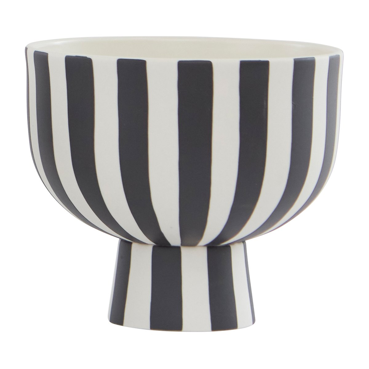 OYOY Toppu bowl o15 cm Black-white | Scandinavian Design | Fruit bowls | Black