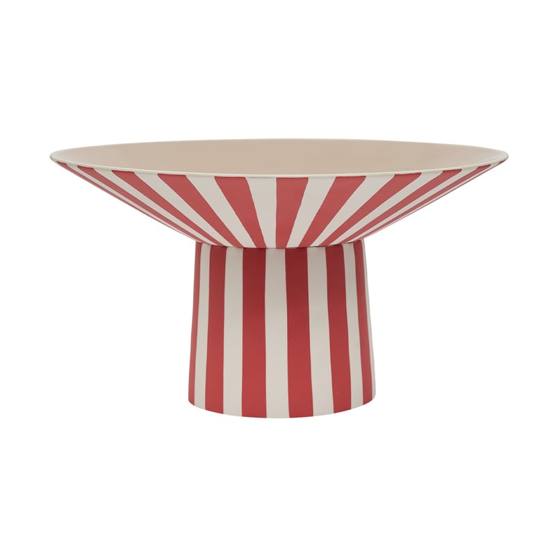 OYOY Toppu centerpiece high 17xØ30 cm Red-peach