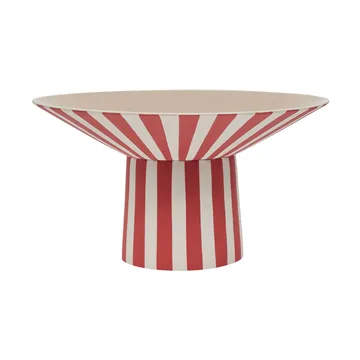 Toppu centerpiece high Ø30x17 cm - Red-peach - OYOY