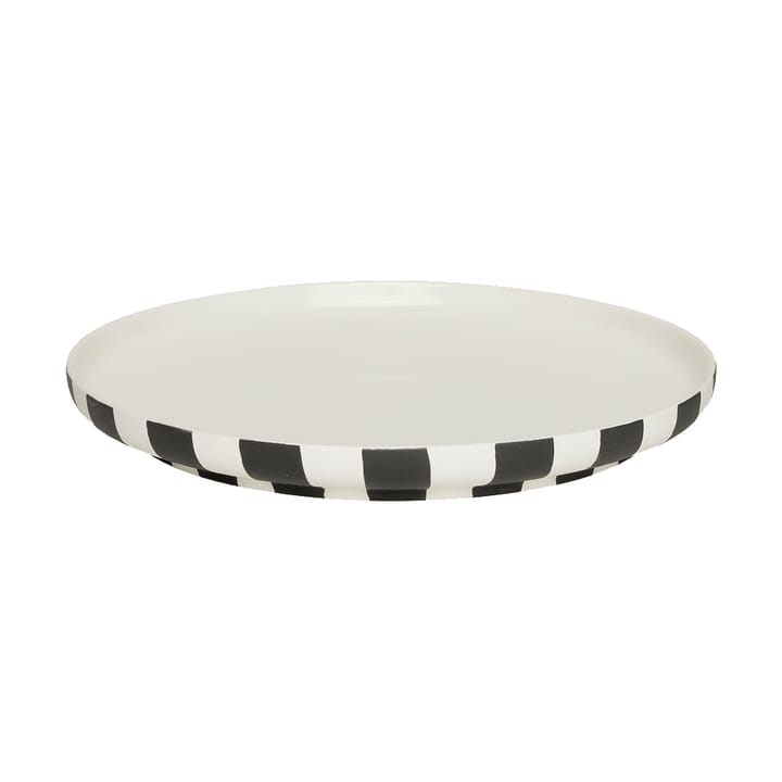 Toppu dinner plate Ø26.5 cm - Black-white - OYOY
