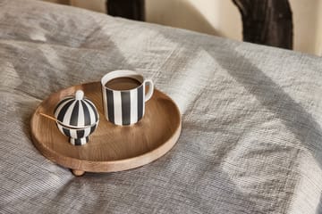 Toppu flower pot Ø8 cm - Black-white - OYOY