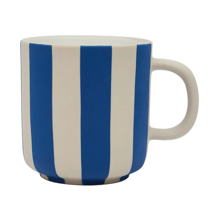 OYOY Toppu mug Clay-optic blue | Scandinavian Design | Coffee cups | Grey