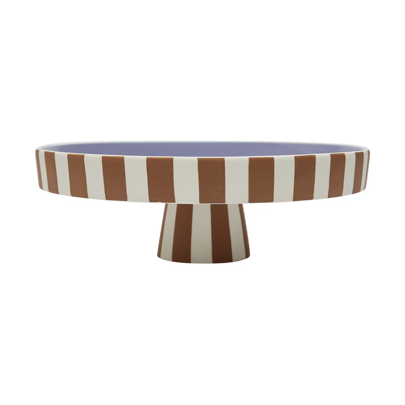 OYOY Toppu serving plate large Ø27 cm Caramel-lavender