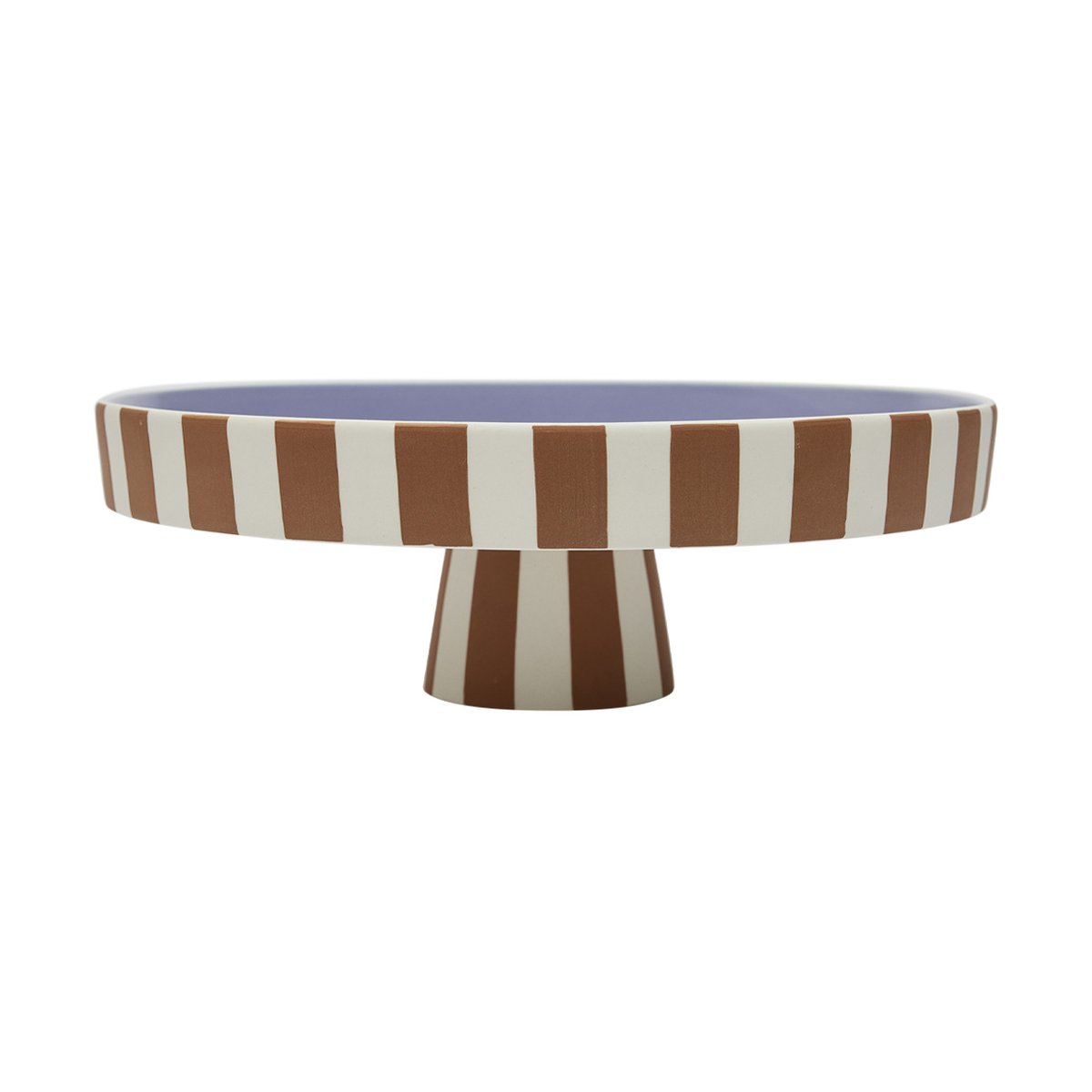 OYOY Toppu serving plate large Ø27 cm Caramel-lavender