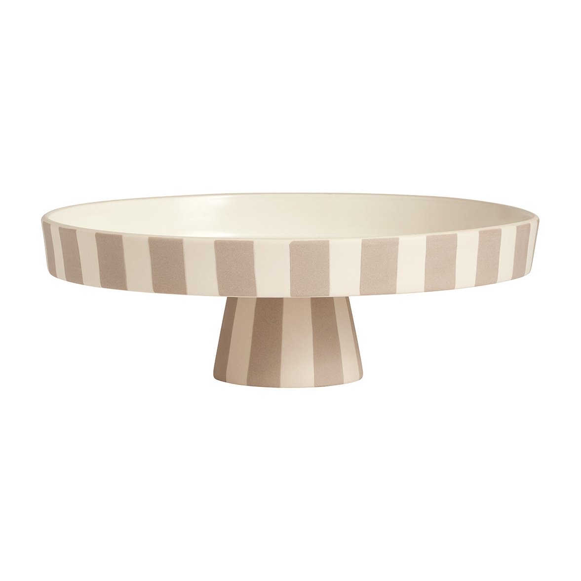 OYOY Toppu serving plate large o27 cm Clay | Scandinavian Design | Serving platters & dishes | Beige