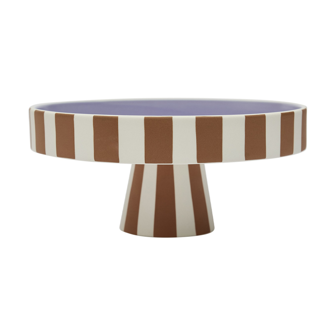 OYOY Toppu serving saucer Ø20 cm Caramel-lavender