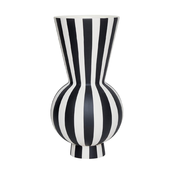 Toppu vase Ø14.5 cm - Black-white - OYOY