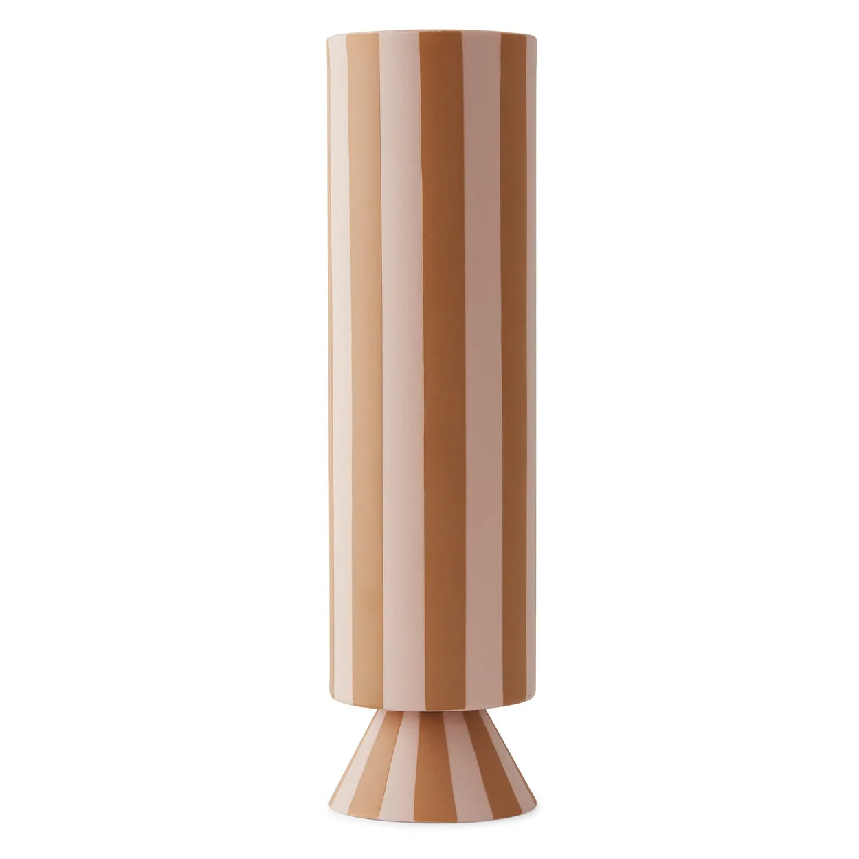 OYOY Toppu vase 31 cm caramel | Scandinavian Design | Vases | Brown