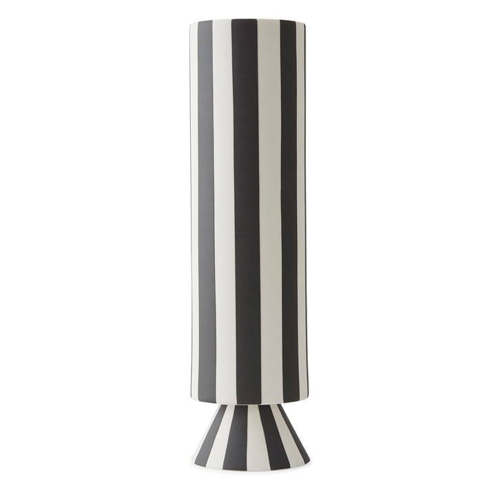 Toppu vase 31 cm - white-black - OYOY