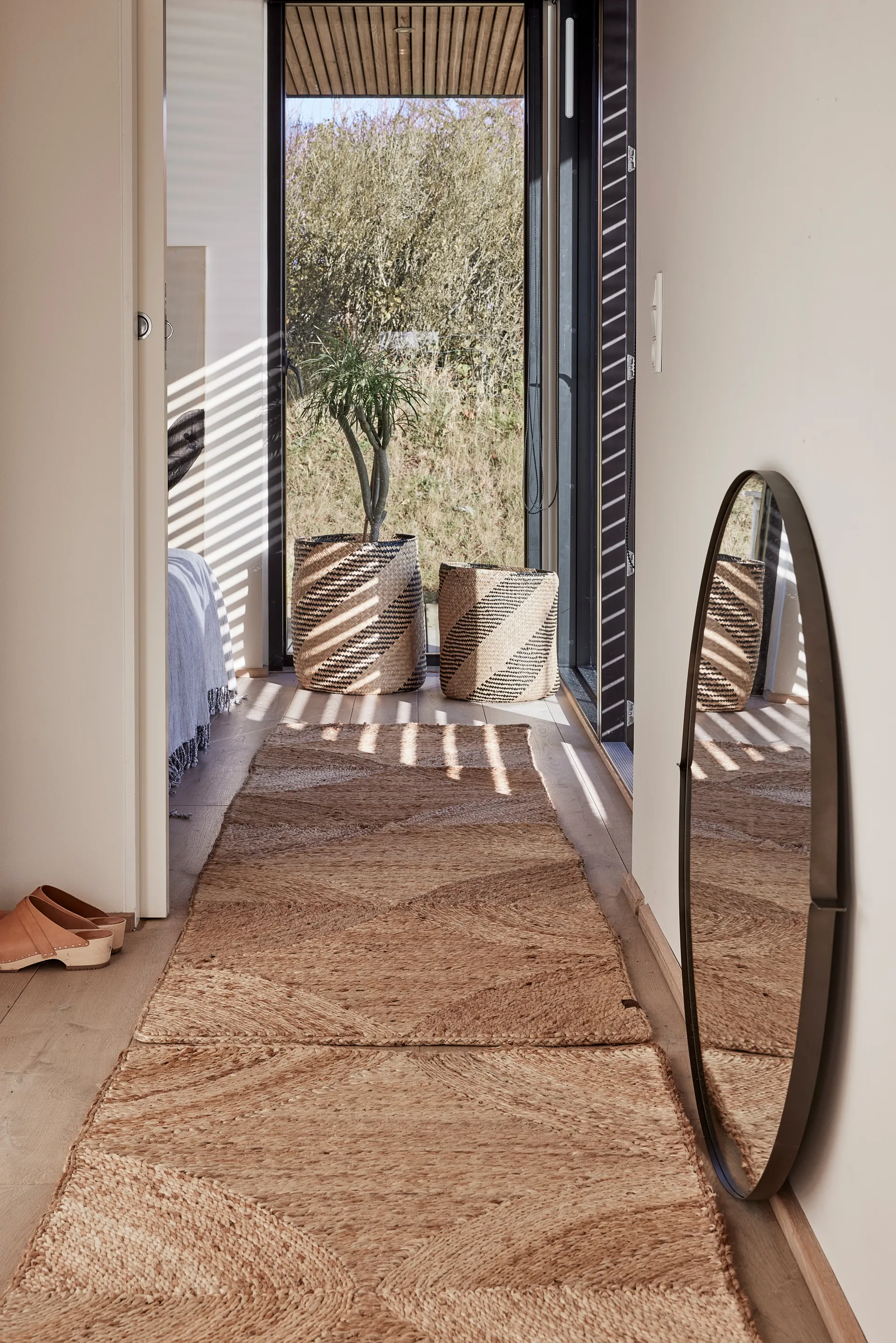 Vasa jute runner rug 70x270 cm, Nature OYOY